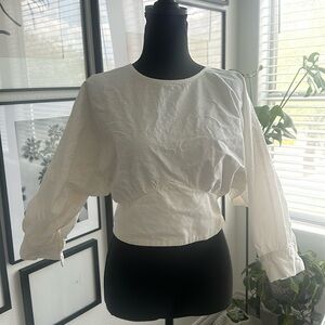 Zara linen blouse